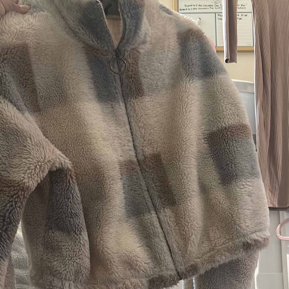 Cozy Plaid Fleece Jacket